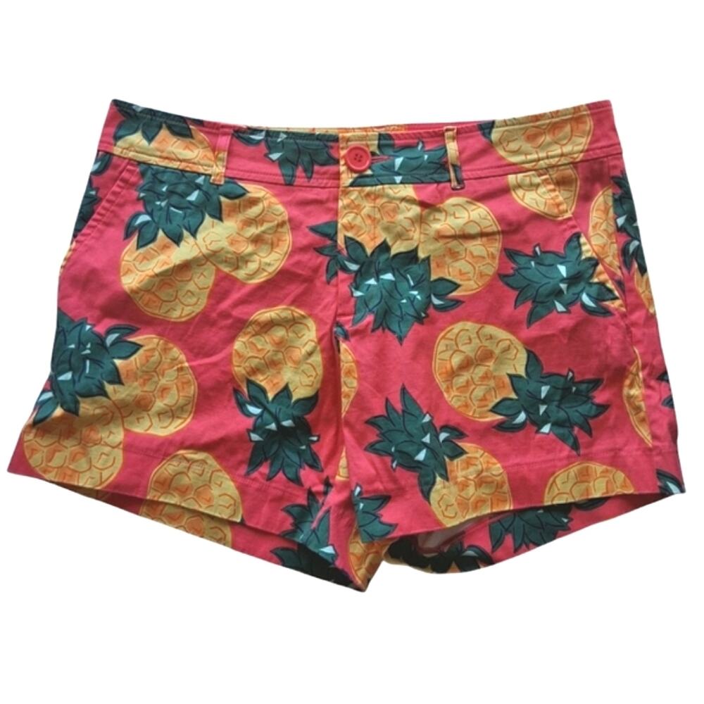 Tracy Negpshian Pineapple Tropical Shorts Size 8